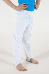 Гимнастическое трико.  Белое. РФ.