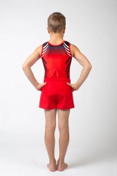 Купальник гимнастический мужской &quot;Икар&quot;. Красный.