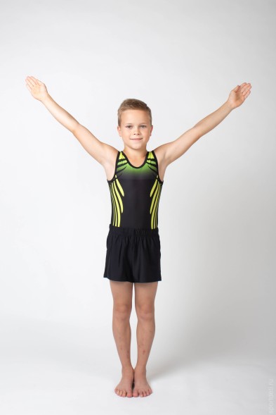 Купальник гимнастический мужской &quot;Икар&quot;. Неон.