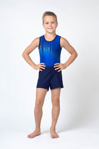 Купальник гимнастический мужской &quot;Крис&quot;. Синий.   