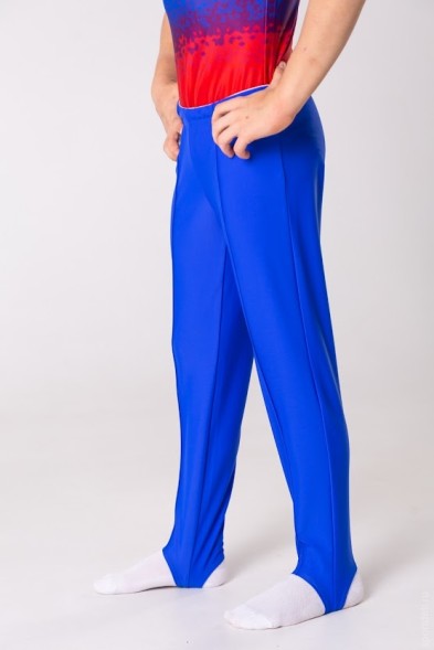 Гимнастическое трико.  Василек. РФ. С силиконовой лентой. 