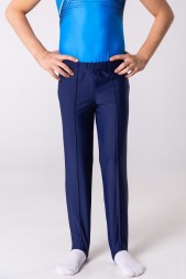 Гимнастическое трико.  Темно-синее (2).