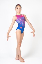 Гимнастический купальник "Настюша" Рост 104-110