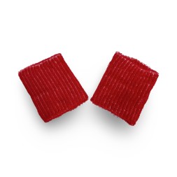Напульсники х/б. Красные.  Цена за 1 пару. Арт.2 