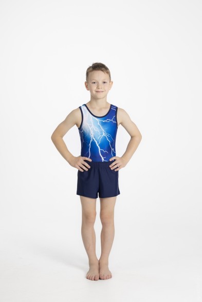 Купальник гимнастический. Мужской. &quot;Молнии&quot;.  