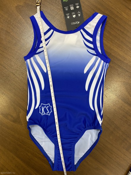 Гимнастический купальник Феникс. Василек. 