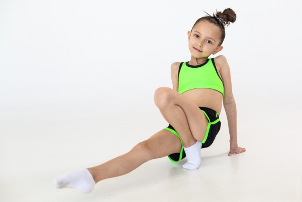 Топ. Зеленый неон.