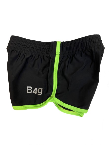 Шорты спортивные. Окантовка - неон