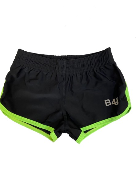 Шорты спортивные. Окантовка - неон