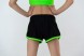 Шорты спортивные. Окантовка - неон