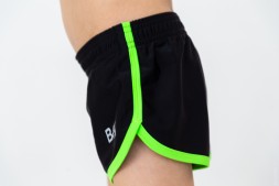 Шорты спортивные. Окантовка - неон