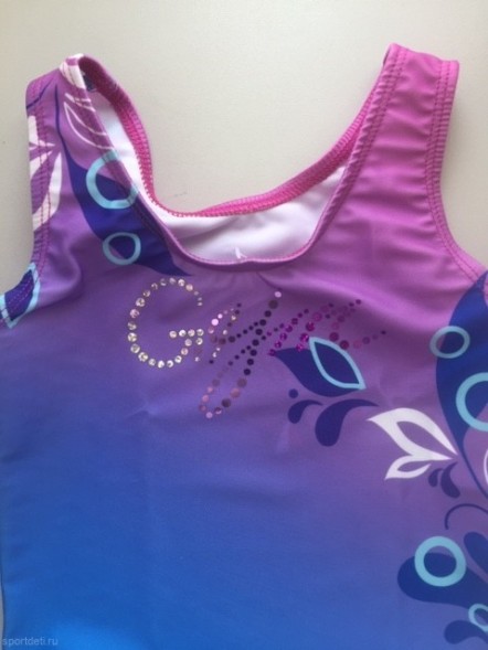 Гимнастический купальник &quot;Лето&quot;.  Рост 110-116