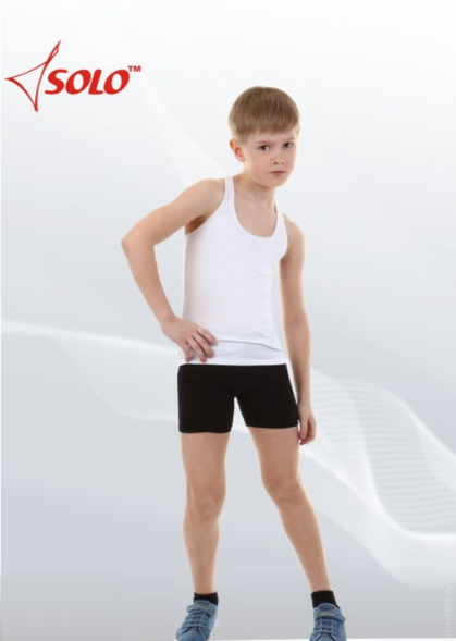 Майка-борцовка. Мужская. Белая. 