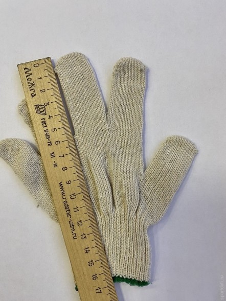 Перчатки (хлопок). Детские. Рабочие