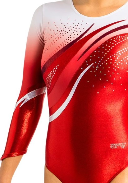 Гимнастический купальник для выступлений. ALARIA/8. Рост 152. Арт.  11774.09/8/1