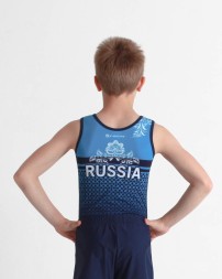 Гимнастический купальник &quot;Россия (узоры)&quot;. Мужской. 
