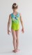 Купальник женский &quot;Космос&quot;. Зеленый 