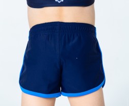 Шорты спортивные. Темно-синие. Окантовка голубая.