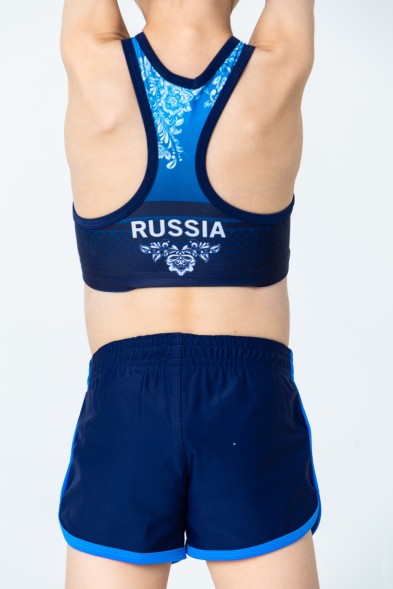 Комплект (Топ+шорты). Россия. Хохлома.