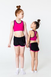 Комплект (Топ+шорты). Розовый