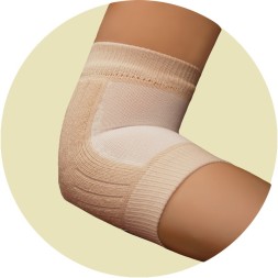 Налокотник . 1 пара. Цвет - телесный. р. S