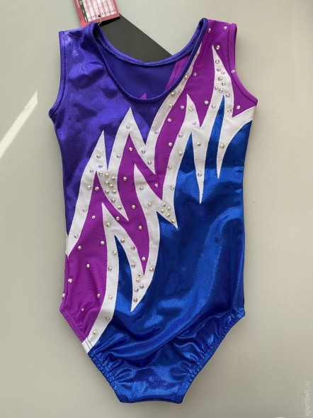 Гимнастический купальник "Эллиса". Фиолетовый.