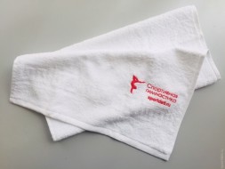 Полотенце &quot;Спортивная гимнастика&quot;. Женское.