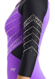 Гимнастический купальник для выступлений. MINNA/3 Арт. 11957.09/3/01. Рост 146-152