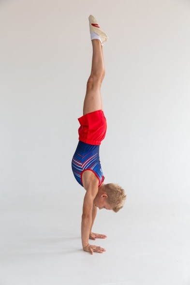 Купальник гимнастический. Мужской. &quot;Стрела&quot;.  Темно-синий 