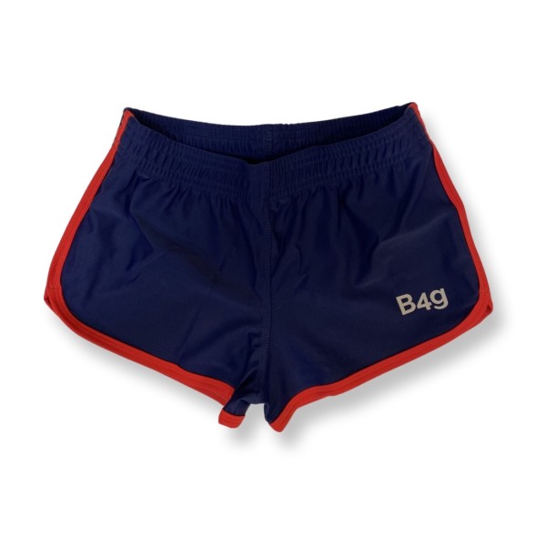 Шорты спортивные. Темно-синие. Окантовка красная.