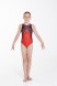 Гимнастический купальник &quot;К звёздам!&quot; Красный