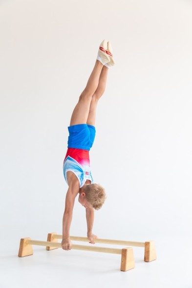 Купальник гимнастический мужской &quot;Воздух&quot;. Красный