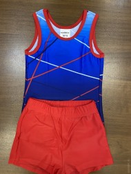 Купальник гимнастический мужской &quot;Заря /2&quot;. Синий