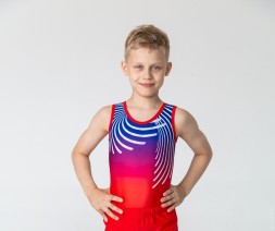 Купальник  мужской &quot;Галактика&quot;. Красный. 