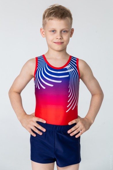 Купальник  мужской &quot;Галактика&quot;. Красный. 