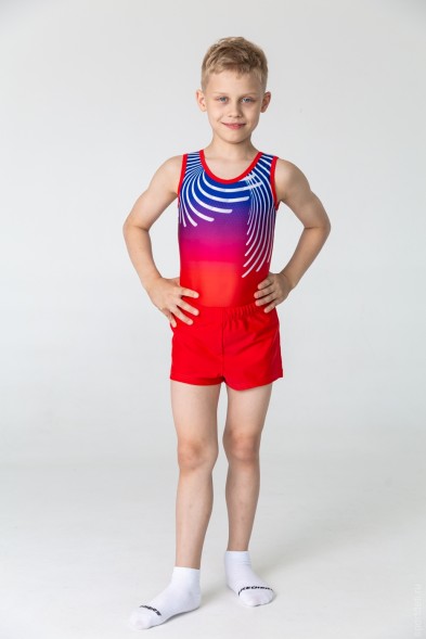 Купальник  мужской &quot;Галактика&quot;. Красный. 