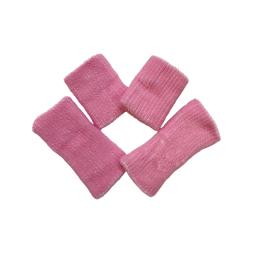 Напульсники х/б. Розовые.  Цена за 1 пару.  Арт.2