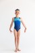 Гимнастический купальник Электра. Голубой