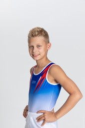 Пульс Победы. Синий Купальник гимнастический мужской 