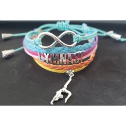Браслет &quot;Гимнастика&quot;. Цветной.