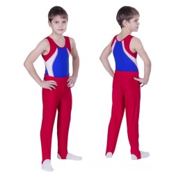 Гимнастический купальник. Мужской. "Победа". Василек.