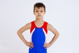 Гимнастический купальник. Мужской. "Победа". Василек.