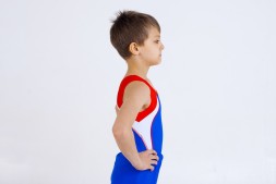 Гимнастический купальник. Мужской. "Победа". Василек.