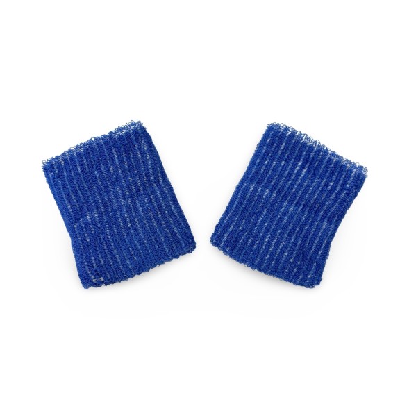 Напульсники х/б. Голубые. Цена за 1 пару. Арт.2, 8см