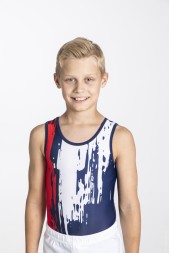 Купальник гимнастический мужской "Art" Темно-синий