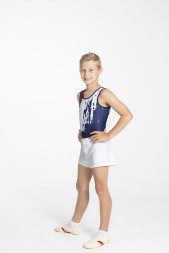 Купальник гимнастический мужской "Art" Темно-синий