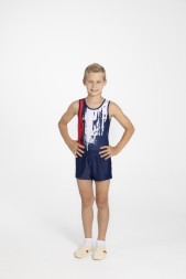 Купальник гимнастический мужской "Art" Темно-синий