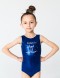 Купальник &quot;Гимнастка&quot;. Синий