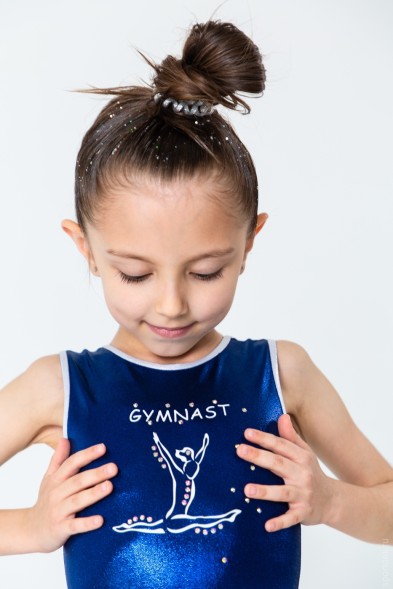 Купальник &quot;Гимнастка&quot;. Синий