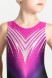 Сияние (розовый). Гимнастический купальник для выступлений